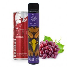 Одноразовая электронная сигарета ELF BAR LUX - Red Bull Grapes 1500 затяжек